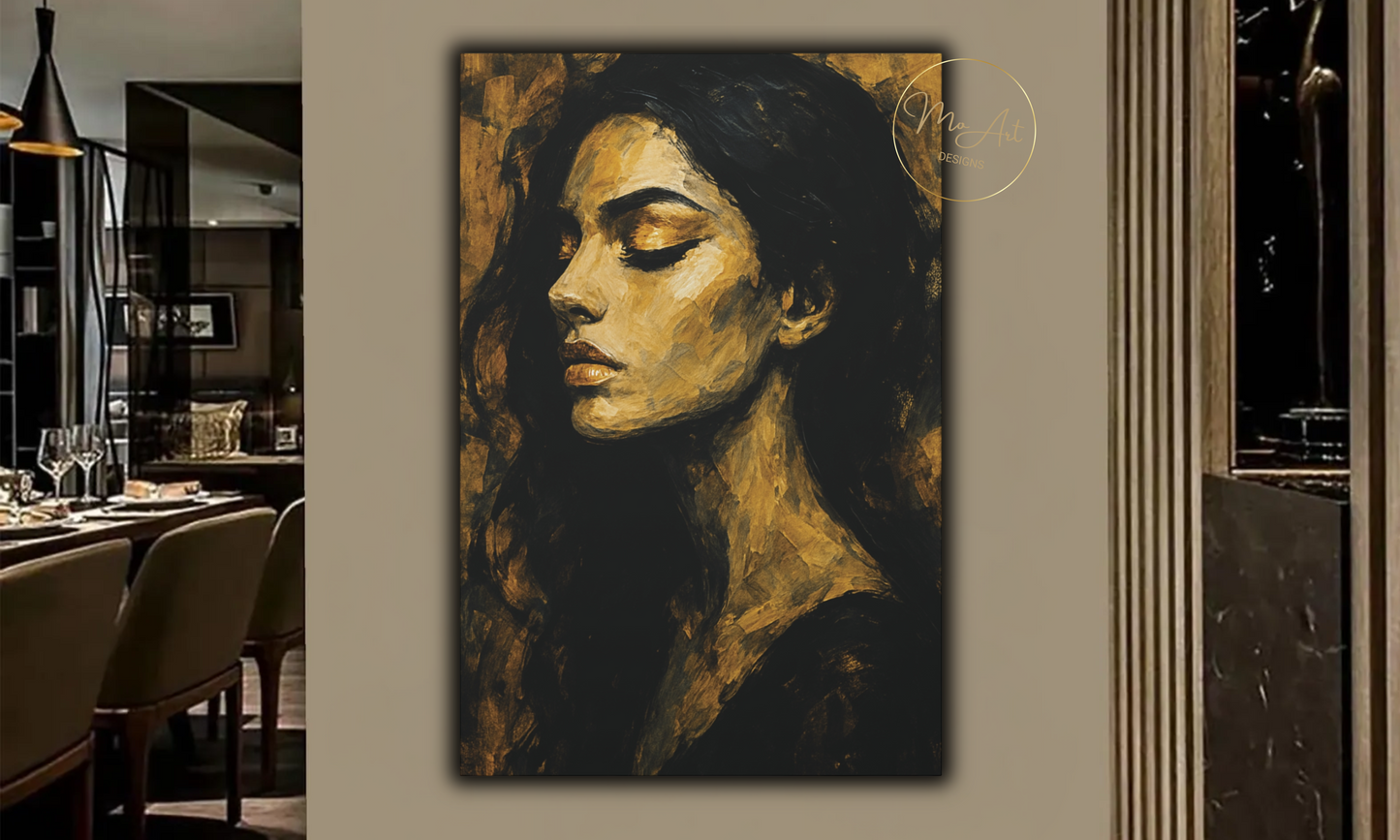 Essence of a Woman – Abstract Canvas Wall Art