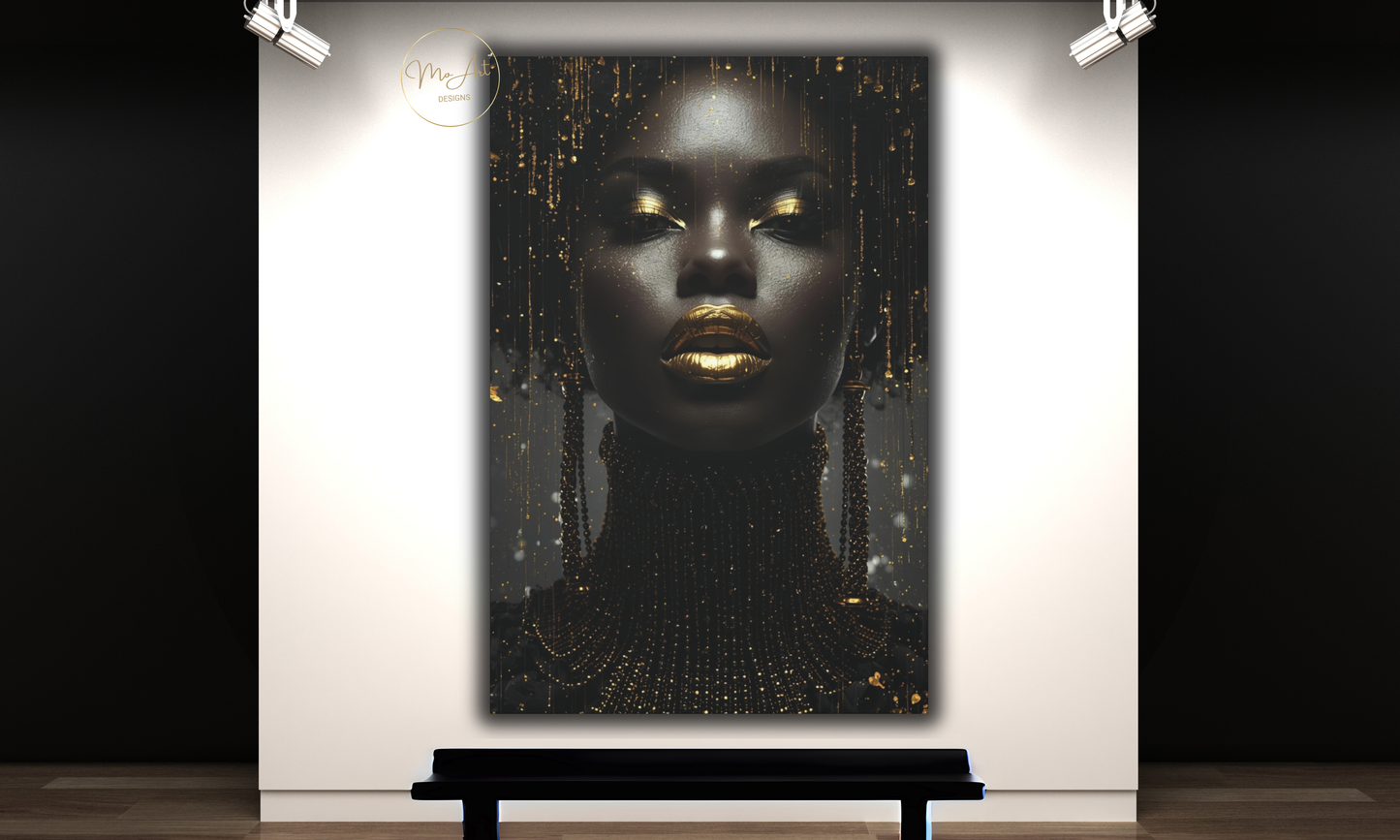 Black Elegance 2 Wall Art / Canvas Print