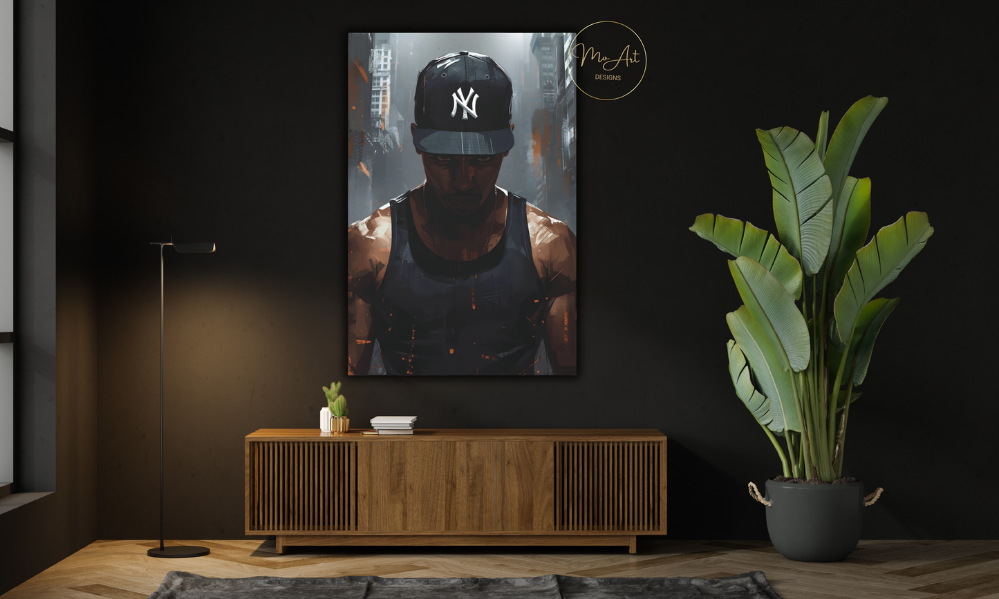 Built from the Block - Abstract Canvas Wall Art