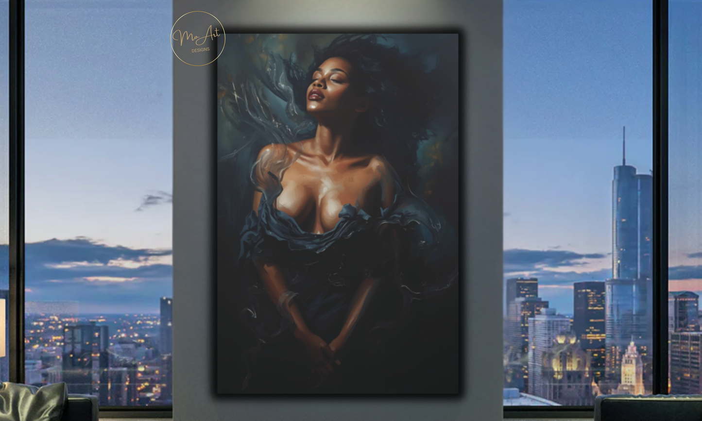 Elegant Seduction – Abstract Canvas Wall Art