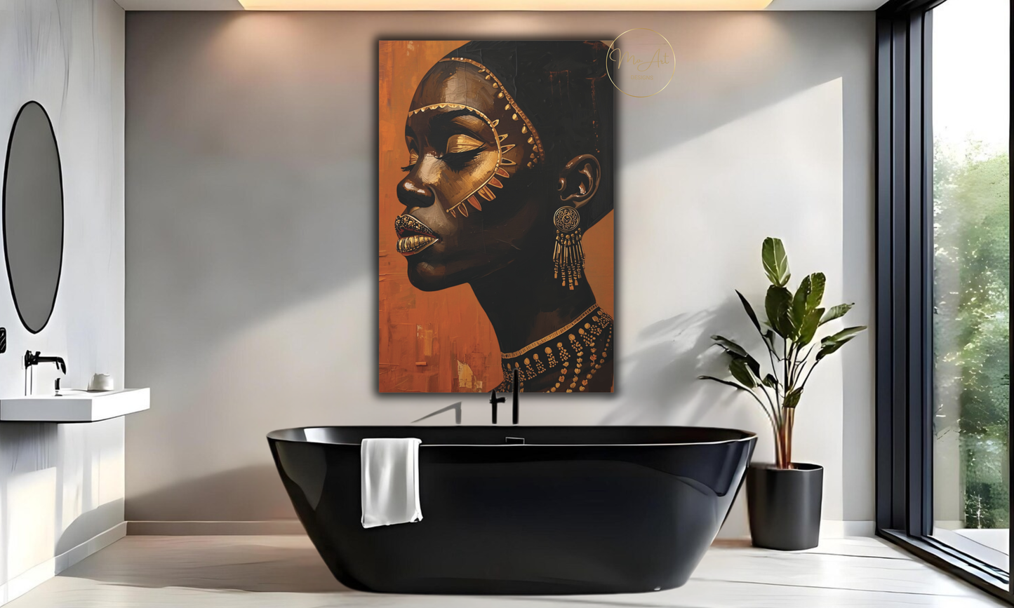 Beautiful Black Queen – Canvas Wall Art