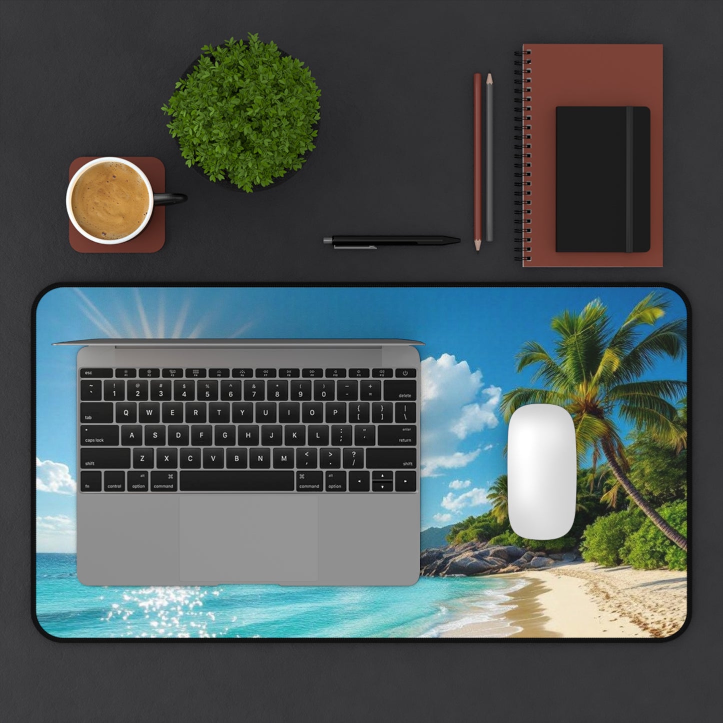 Escape to Paradise - Desk Mat / Mouse Pad