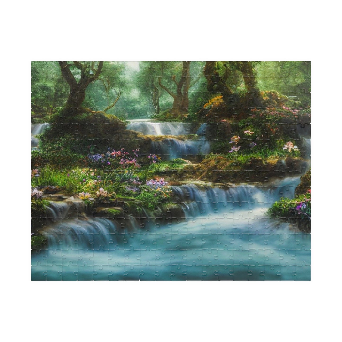 Fantasy Waterfalls Jigsaw Puzzle