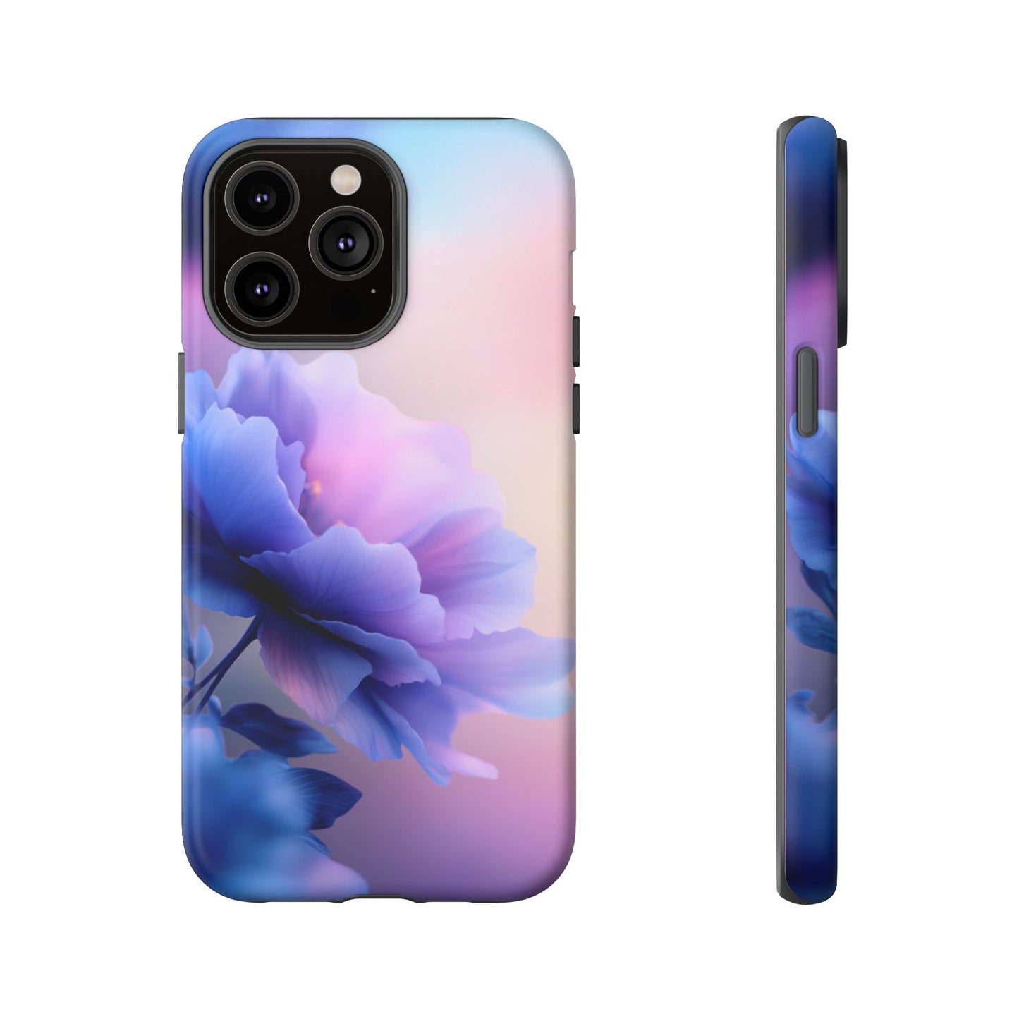 Purple Flower with Sunset - Tough Phone Case