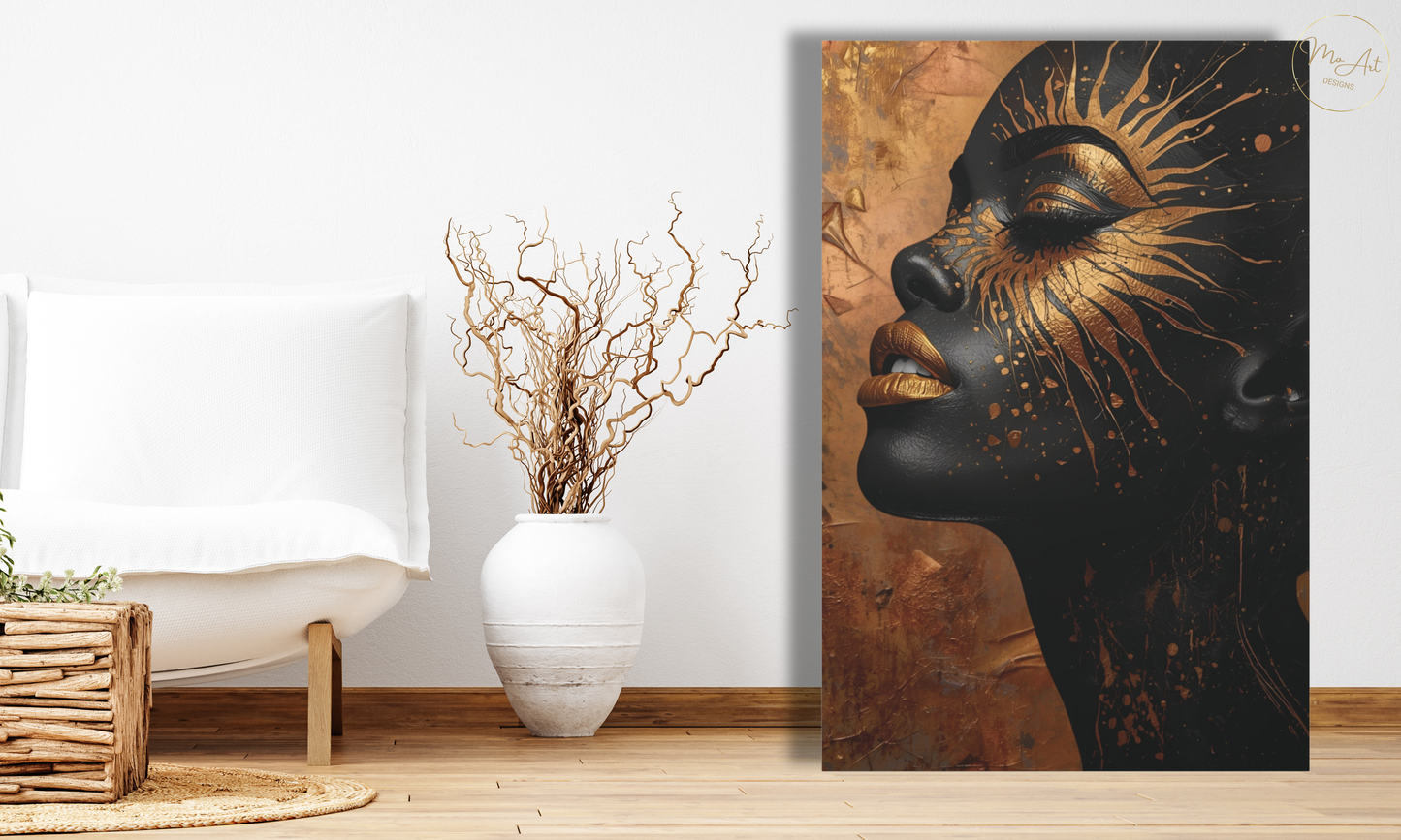 Starburst of Elegance – Canvas Wall Art