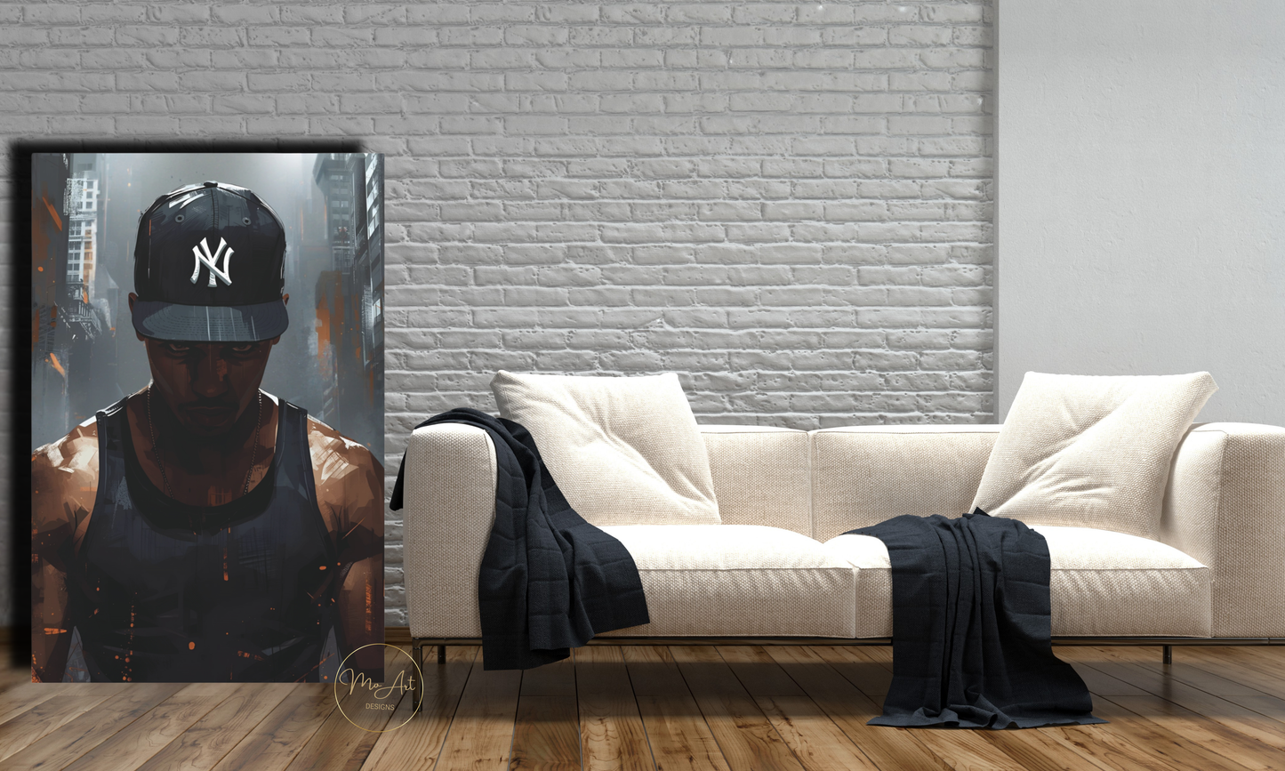 Built from the Block - Abstract Canvas Wall Art