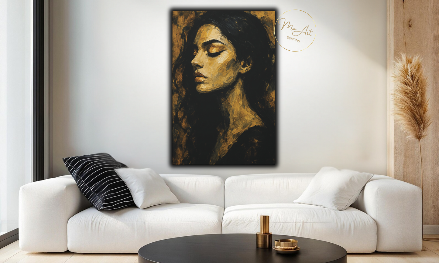 Essence of a Woman – Abstract Canvas Wall Art