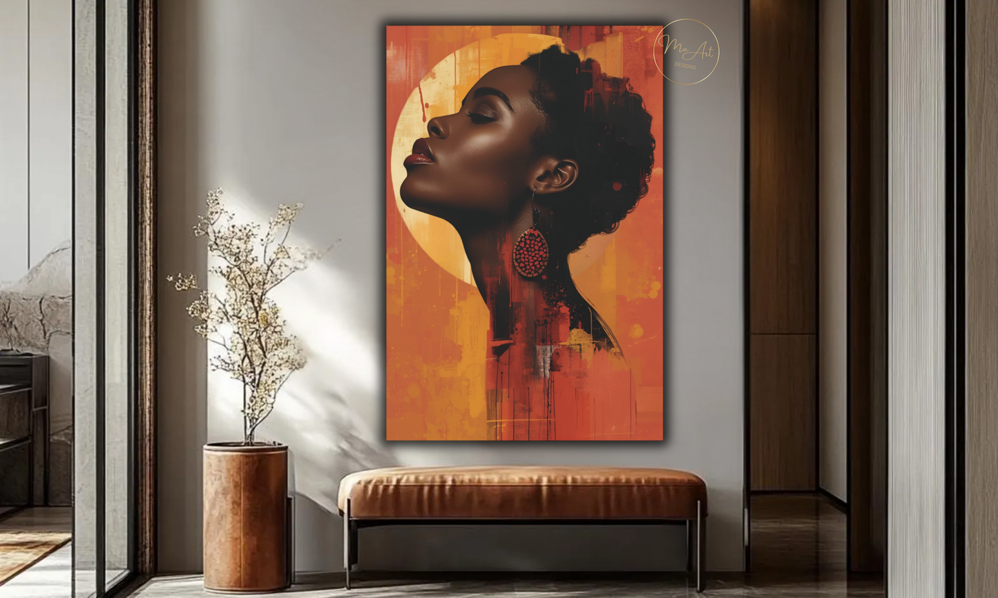 Radiant Rise – Abstract Canvas Wall Art