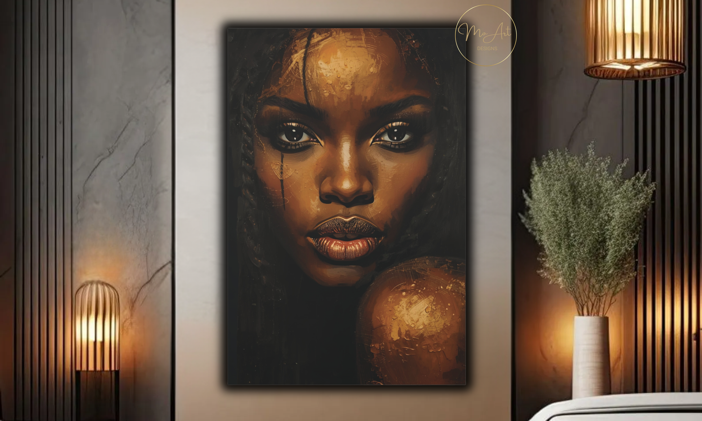 Bronze Temptation - Canvas Wall Art