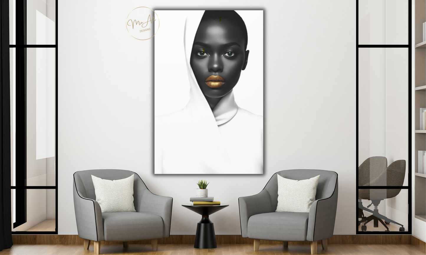 Radiance in White – Canvas Wall Art