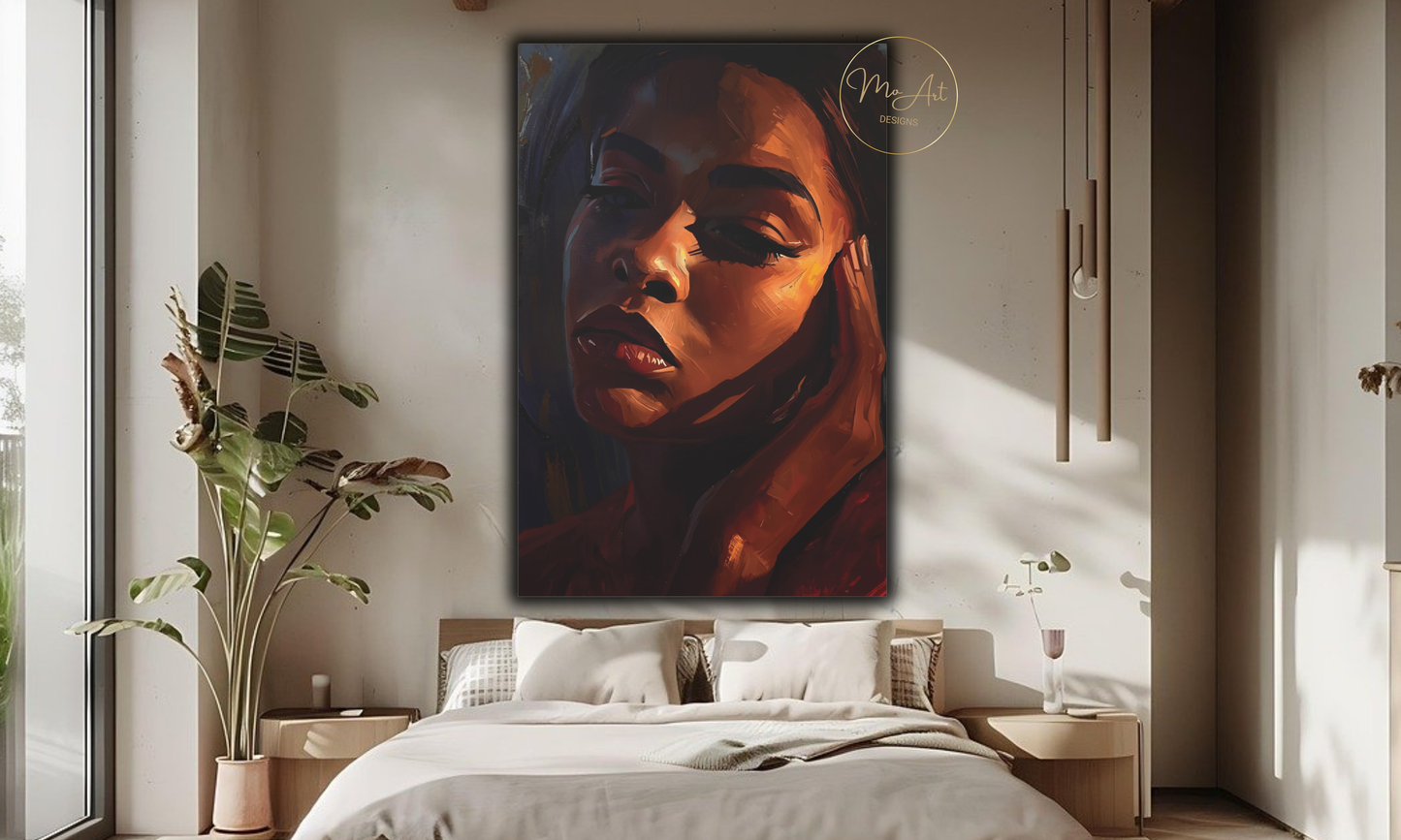 Soulful Reflection – Abstract Canvas Wall Art