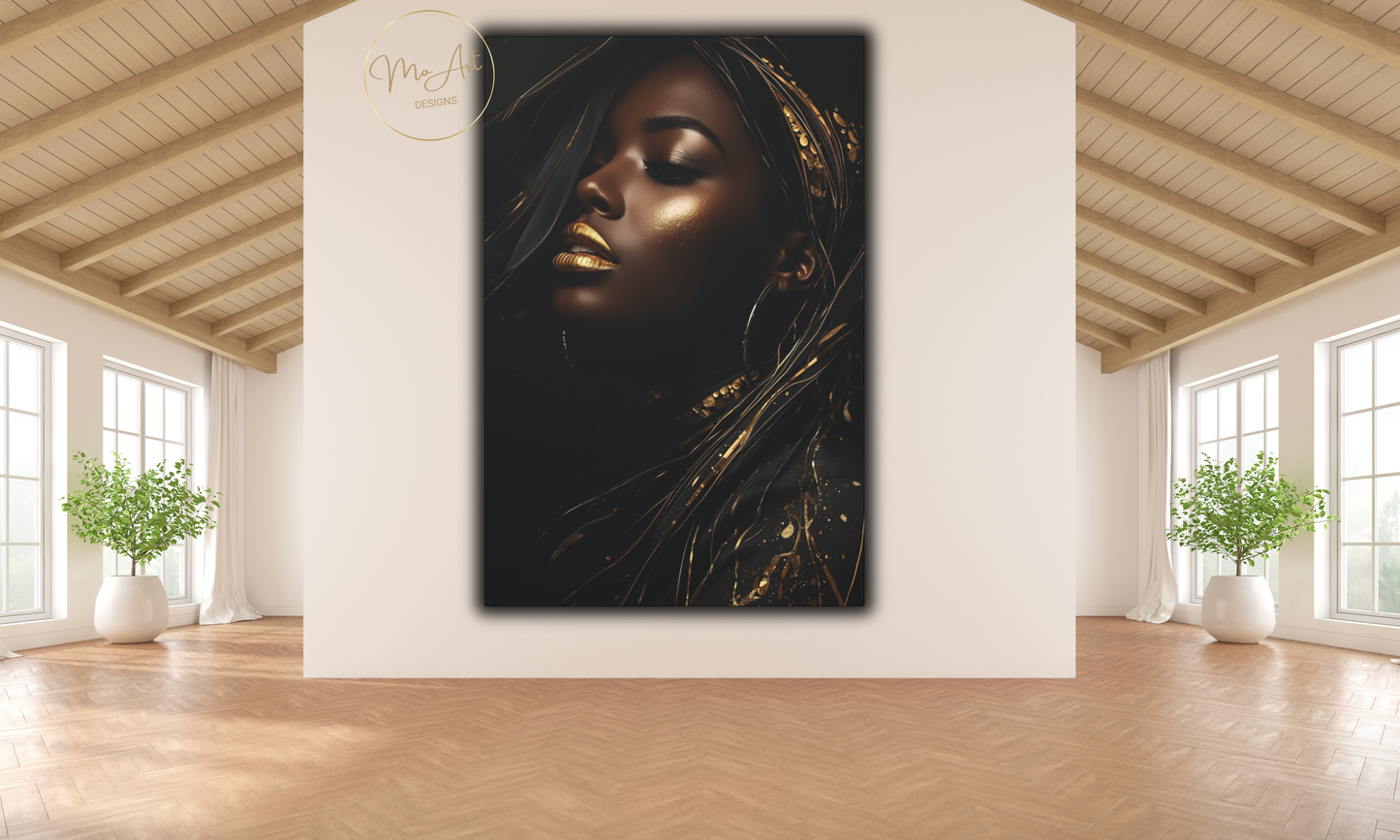 Opulent Glow – Canvas Wall Art