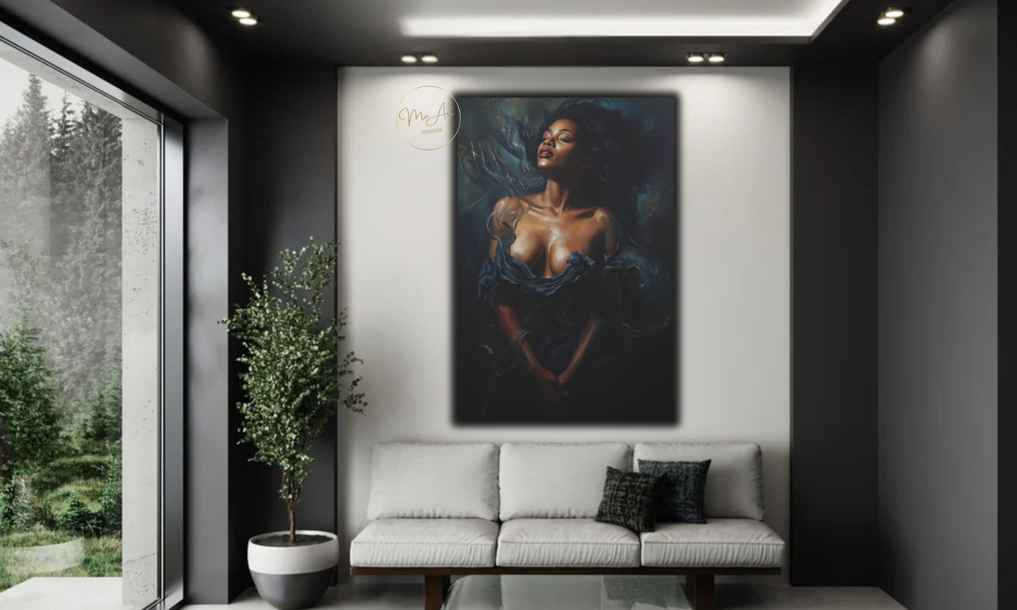 Elegant Seduction – Abstract Canvas Wall Art