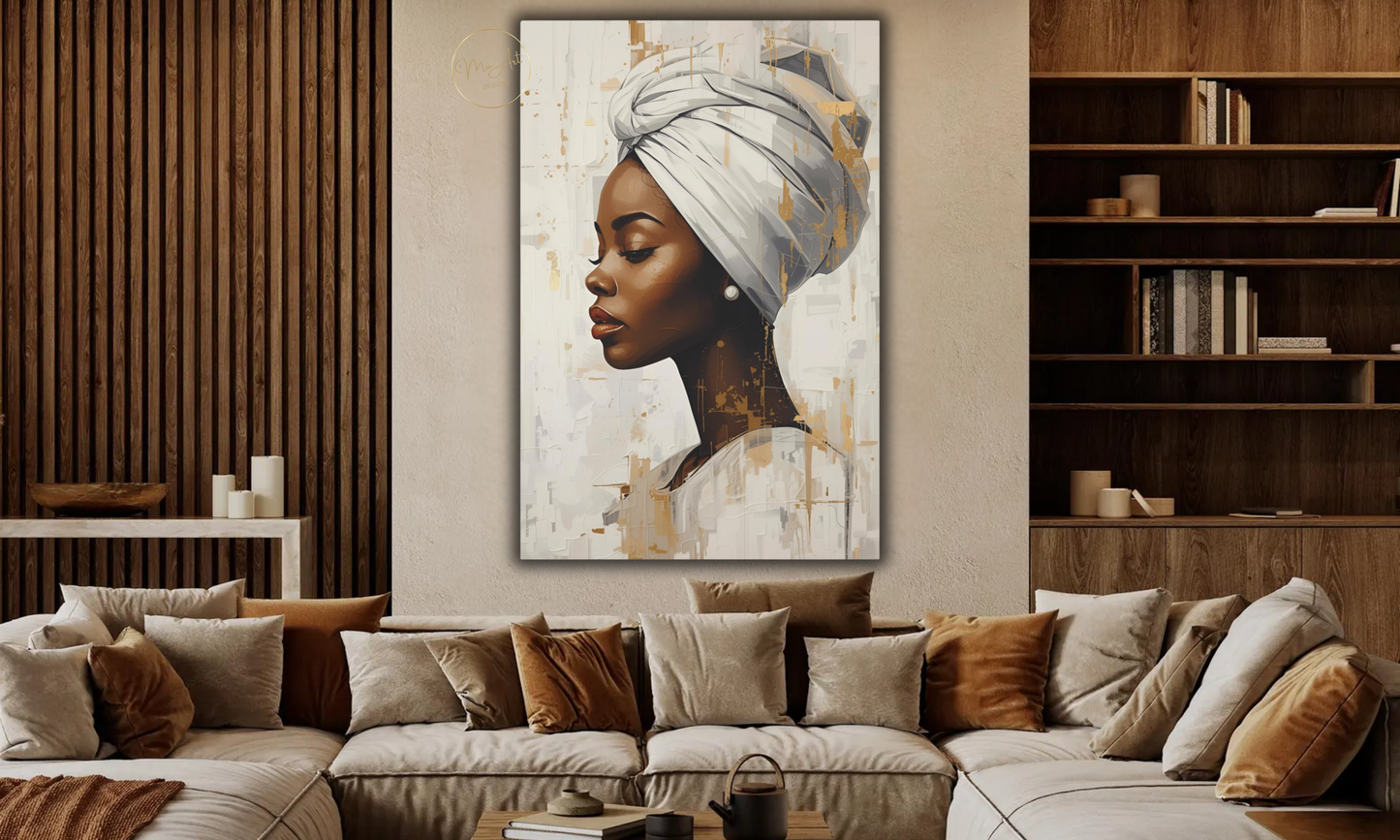 Wrapped in Grace - Abstract Canvas Wall Art