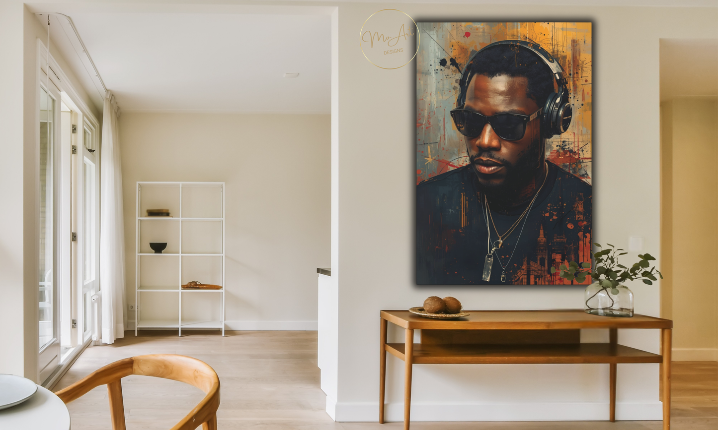 Soul Frequency - Abstract Canvas Wall Art