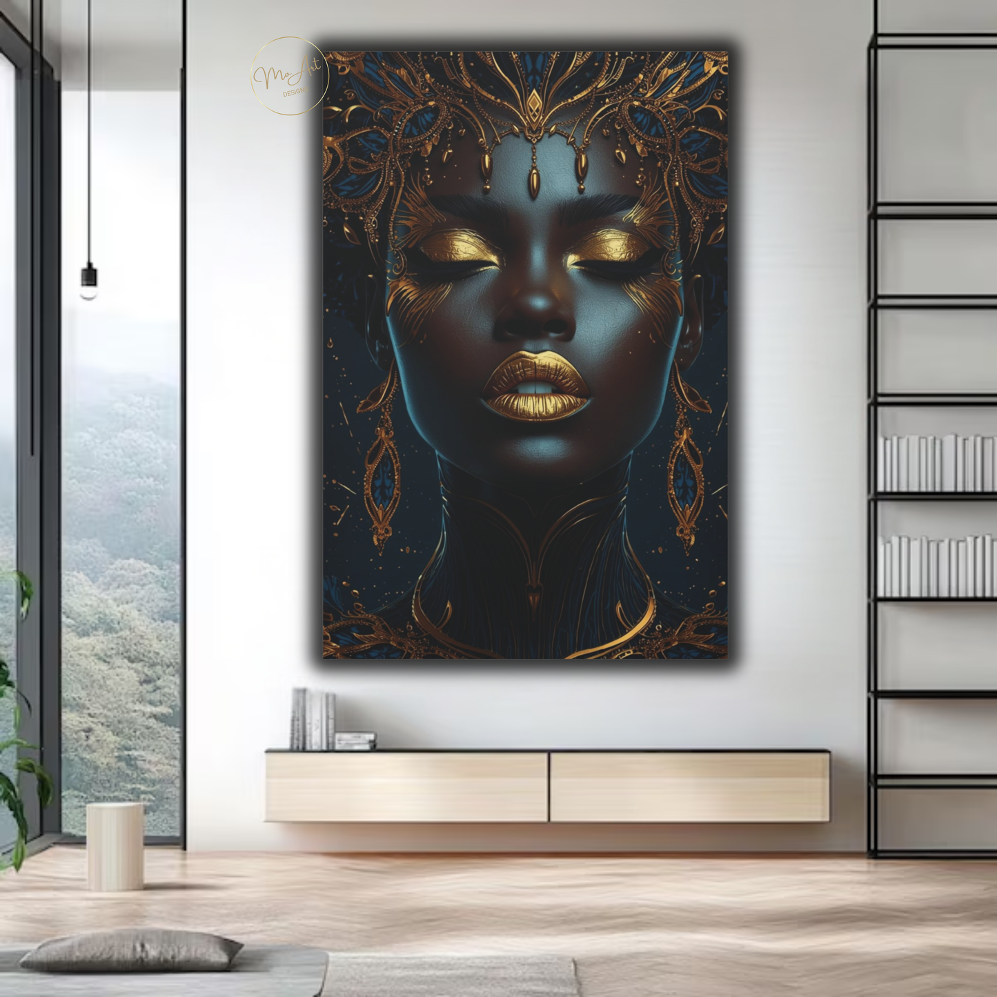 Black Woman Wall Art – Exquisite Beauty / Canvas Print