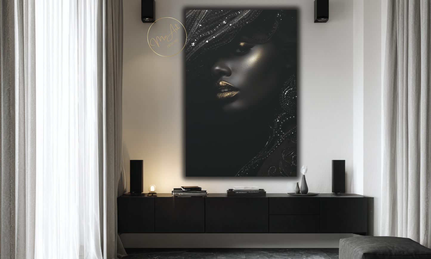 Opulent Shadows – Luxury Canvas Wall Art