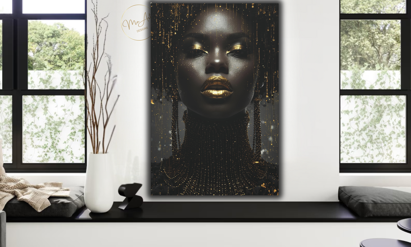 Black Elegance 2 Wall Art / Canvas Print