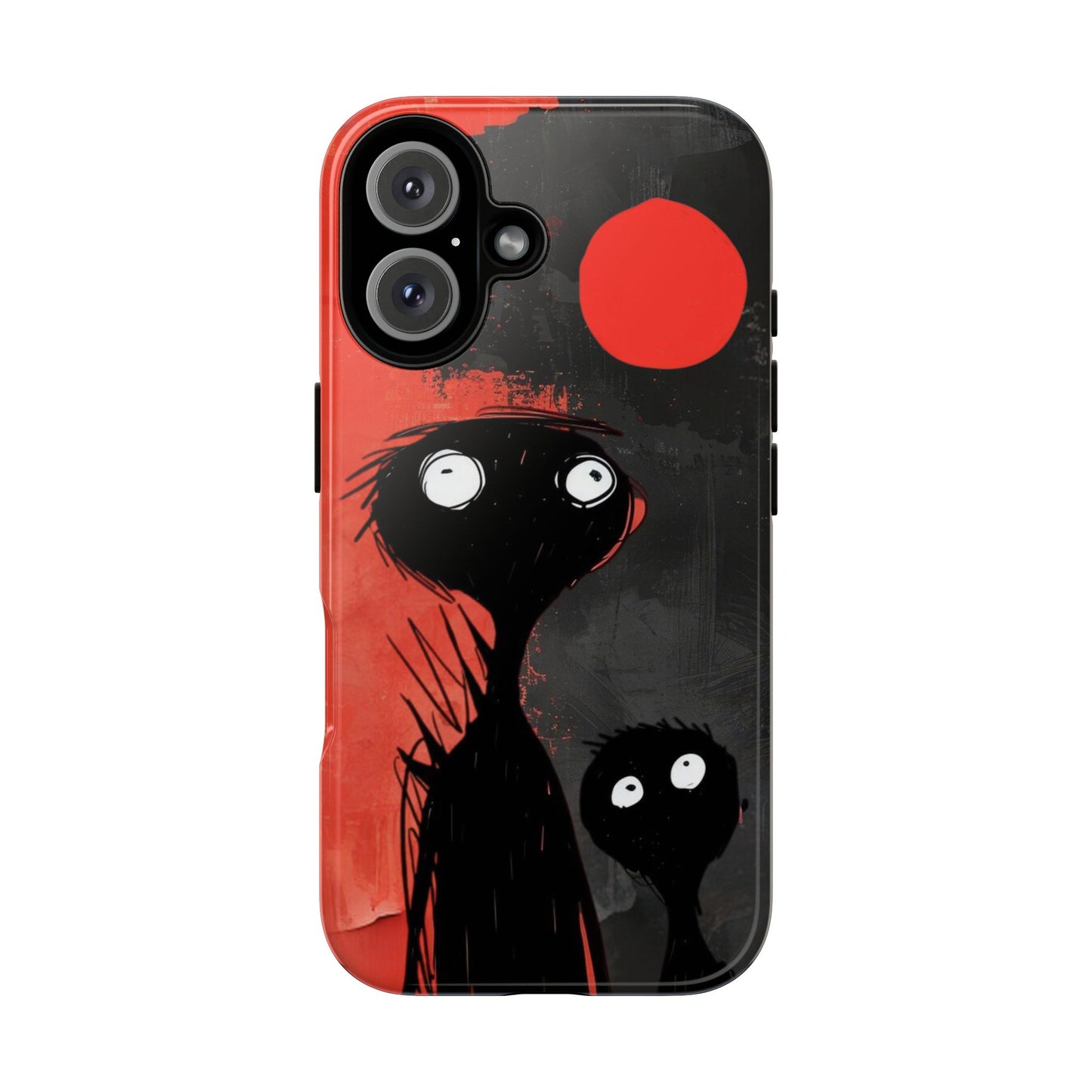 Scary Zombie People Phone Case, Tough Case Protective Smartphone Cover, Hard Shell Case, Unique Phone Accessories, Halloween