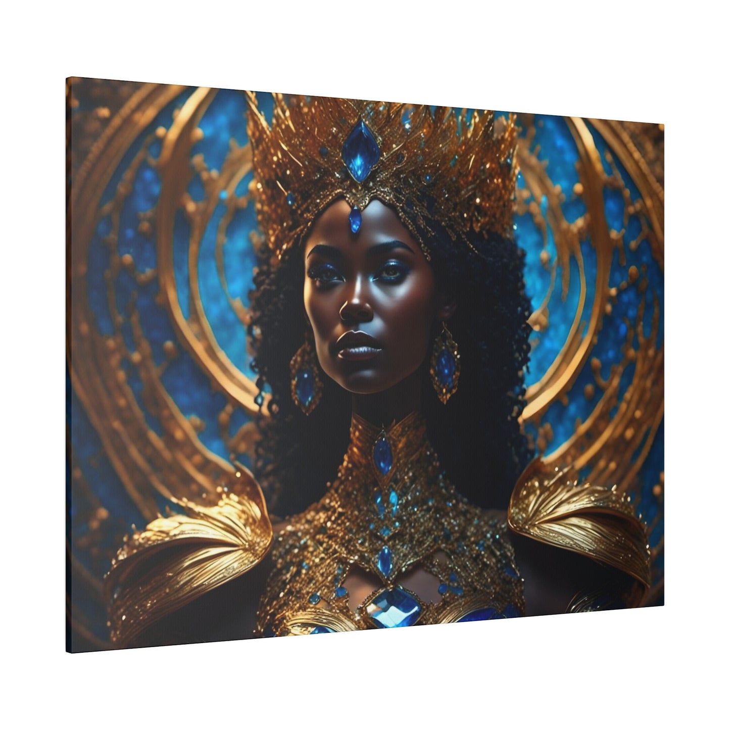 Beautiful African Queen Canvas Art