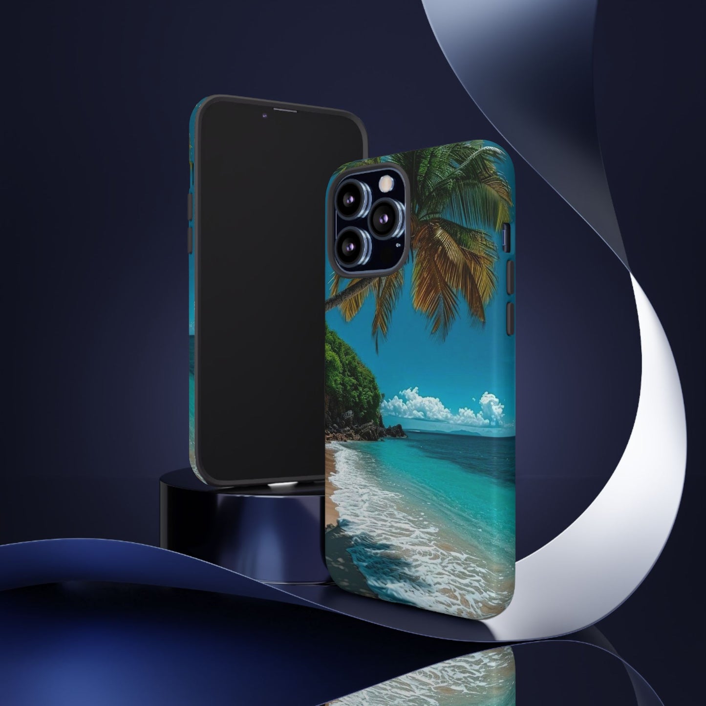 Tropical Beach Oasis - Tough Case for iPhone or Samsung