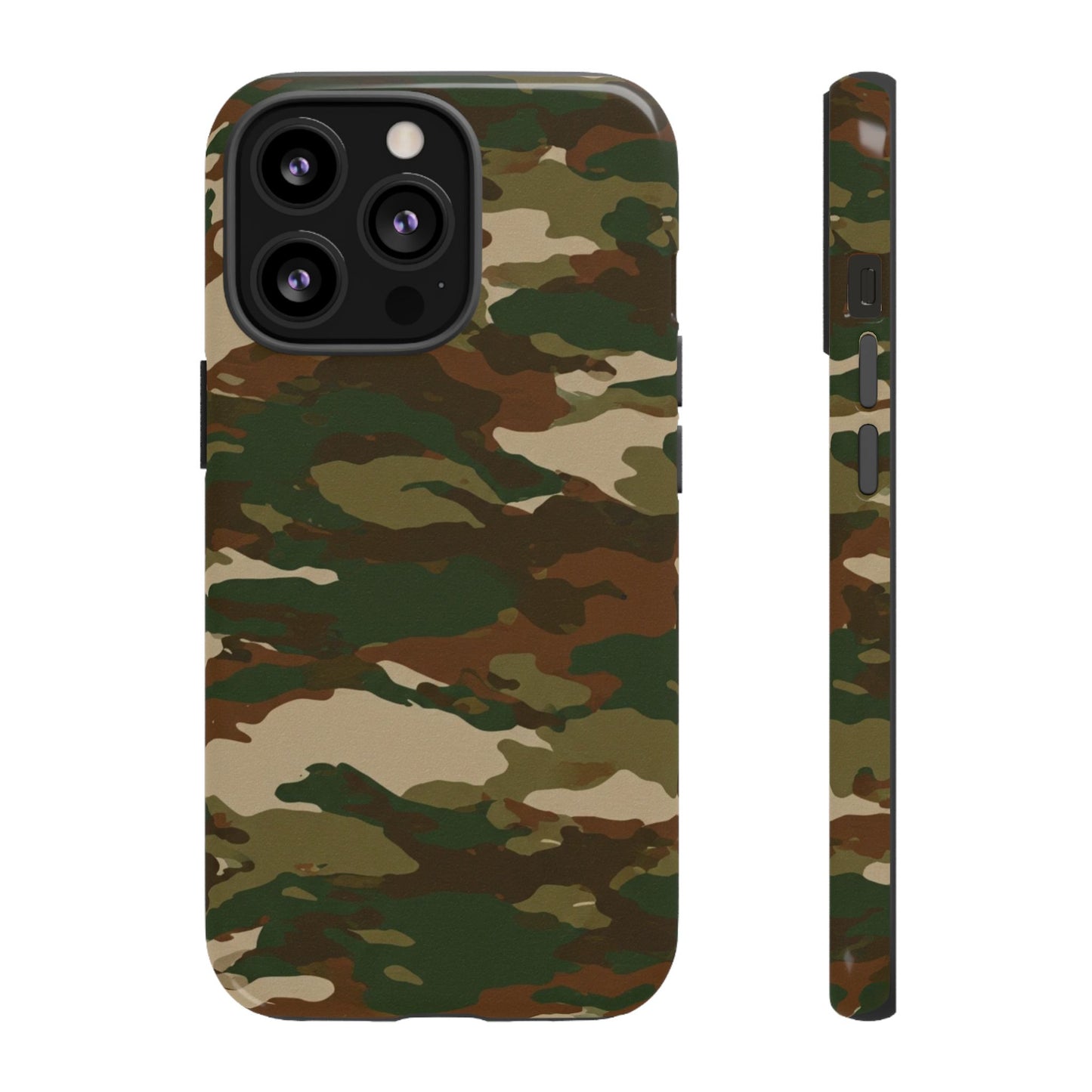 Camo Design - Tough Phone Case - iPhone or Samsung Phones
