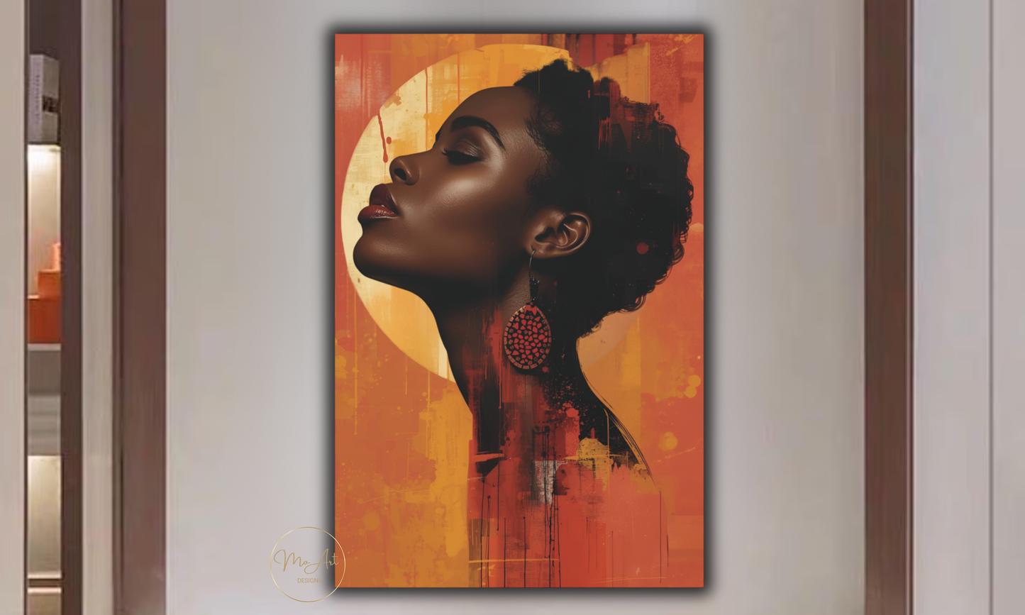 Radiant Rise – Abstract Canvas Wall Art