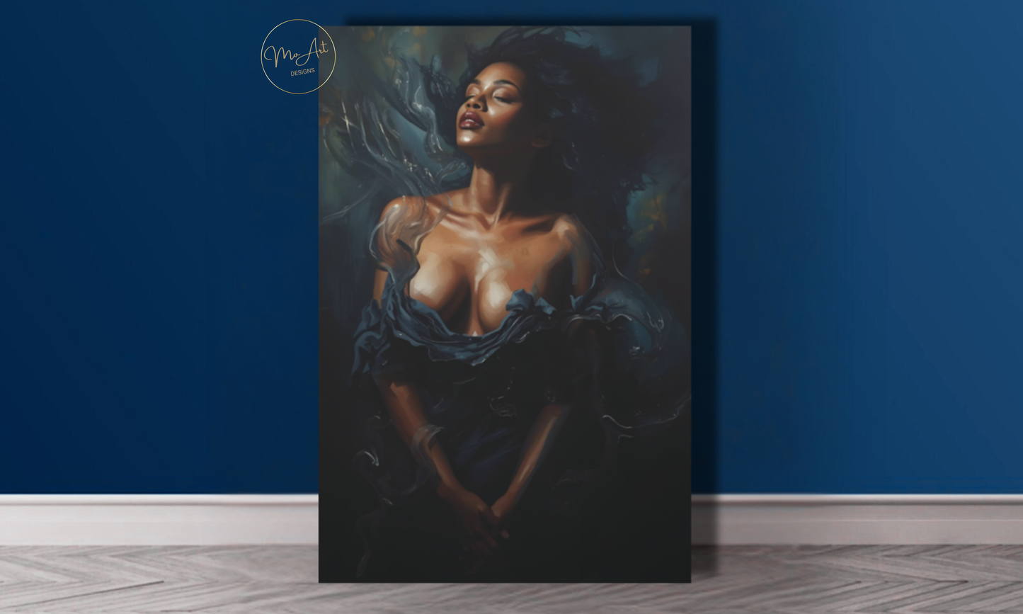 Elegant Seduction – Abstract Canvas Wall Art