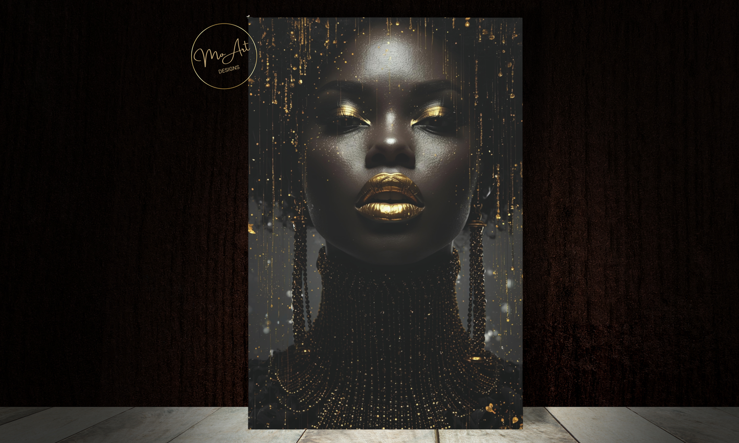 Black Elegance 2 Wall Art / Canvas Print