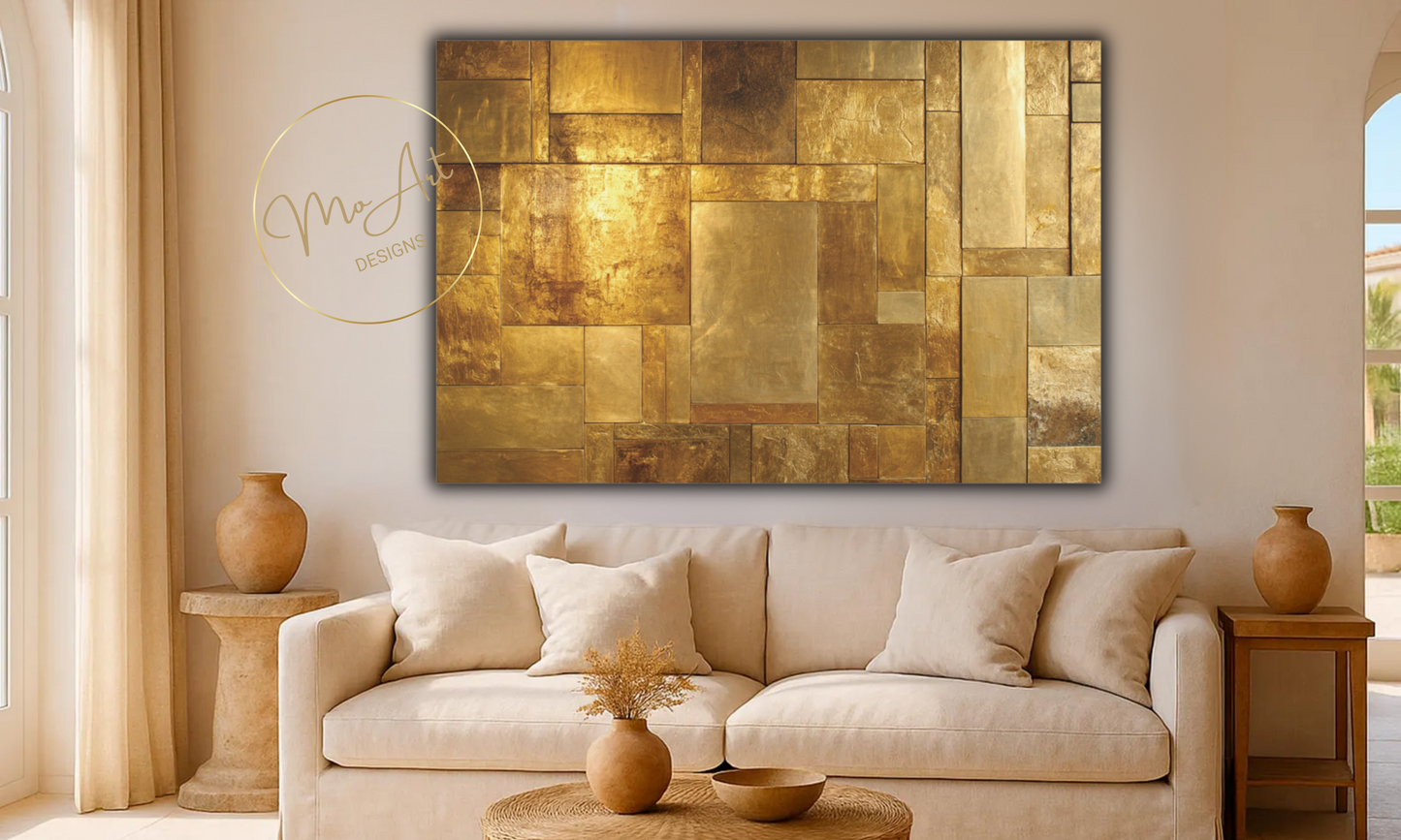 Shimmering Echoes of Elegance - Canvas Wall Art