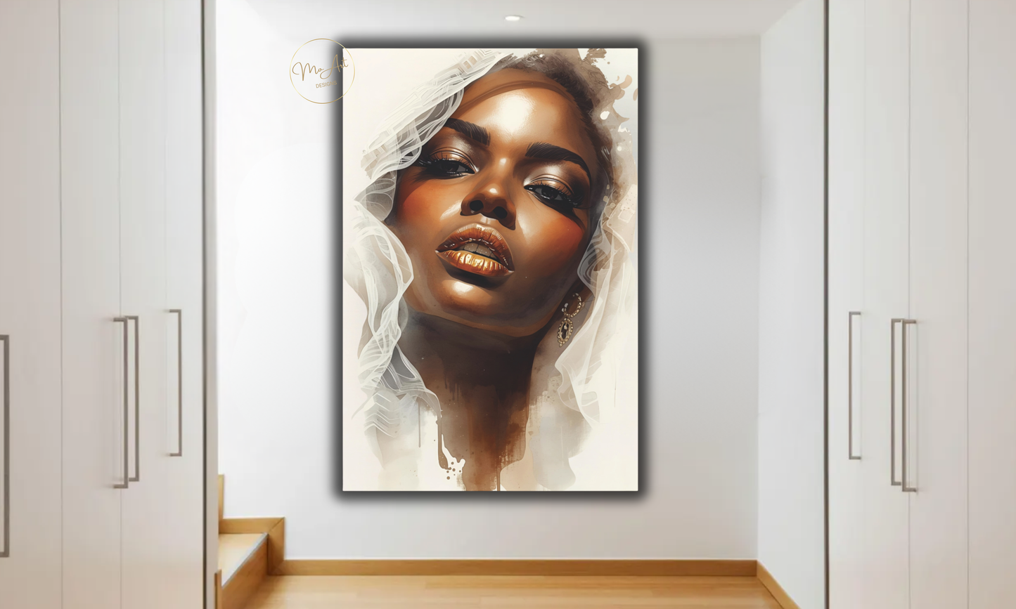 Veiled in Elegance Wall Art / Canvas Print