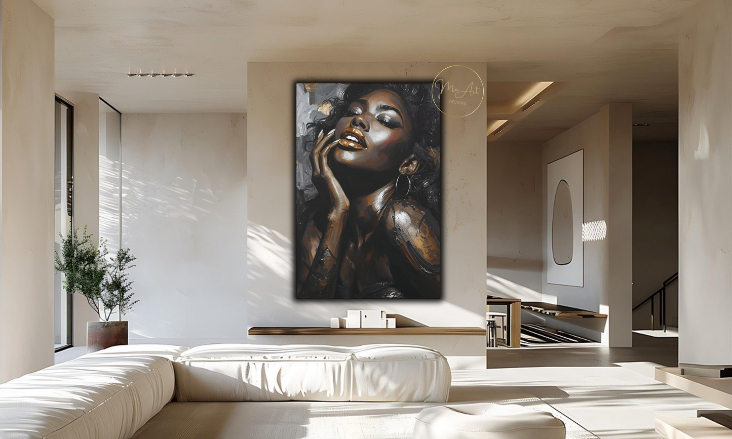 Sensual Seduction Luxury Canvas Wall Art