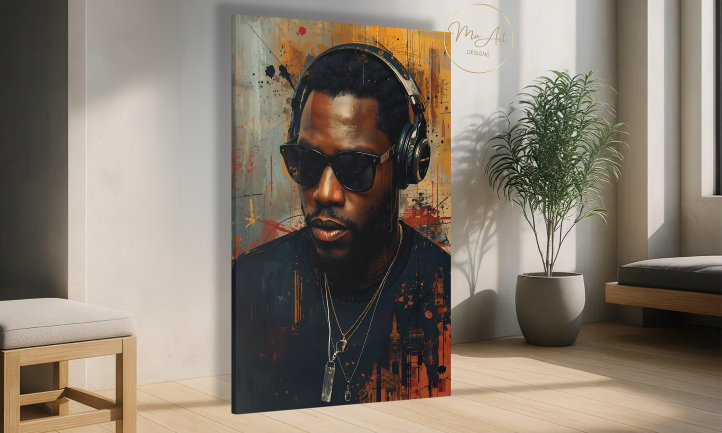 Soul Frequency - Abstract Canvas Wall Art