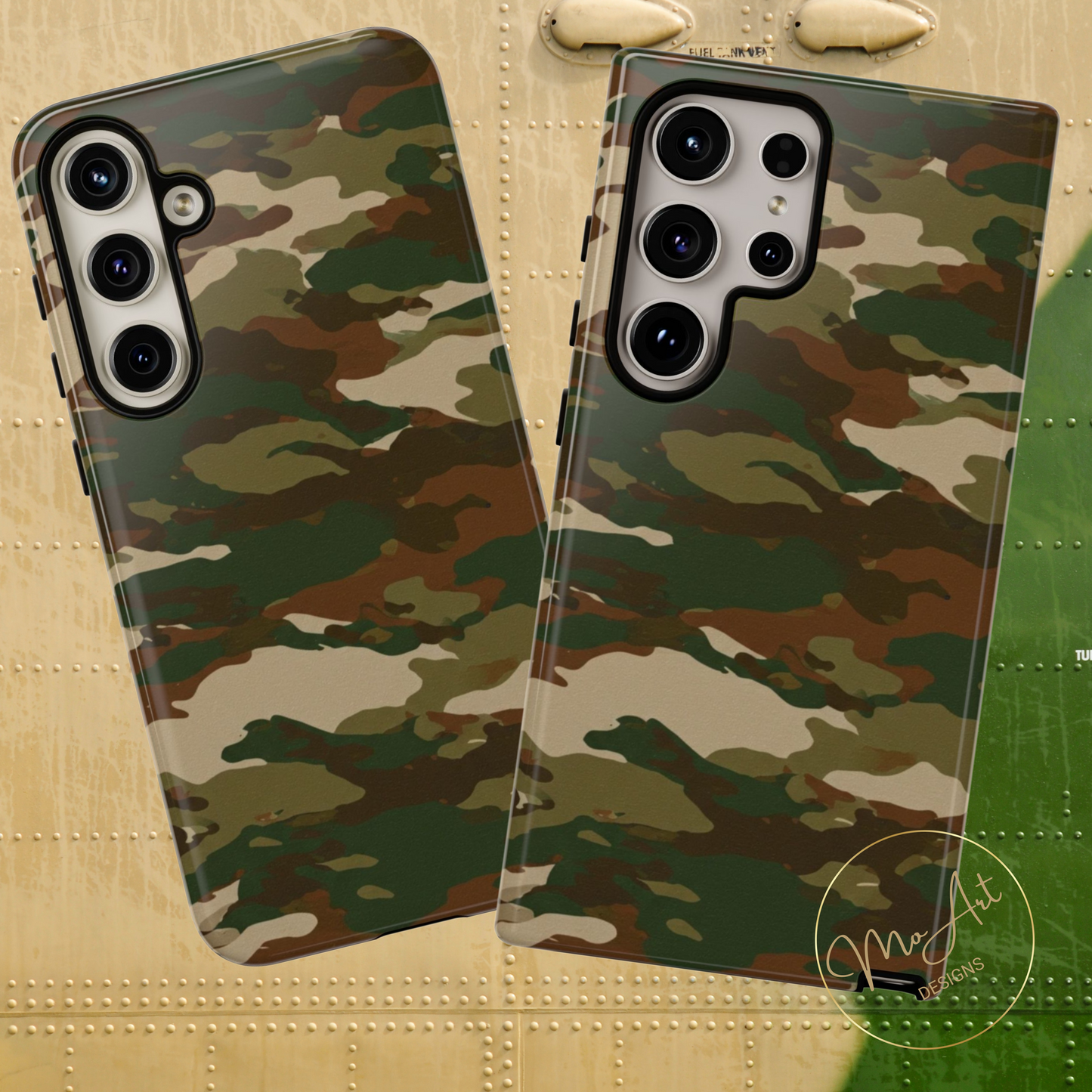 Camo Design - Tough Phone Case - iPhone or Samsung Phones