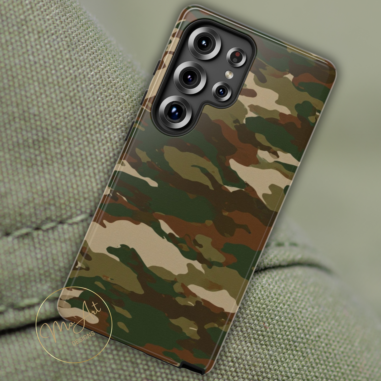 Camo Design - Tough Phone Case - iPhone or Samsung Phones