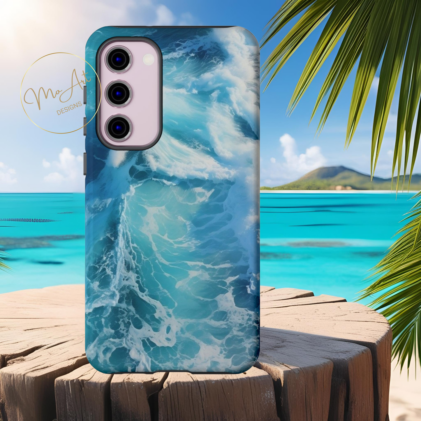 Crashing Ocean Waves - Tough Phone Case - iPhone or Samsung Phones