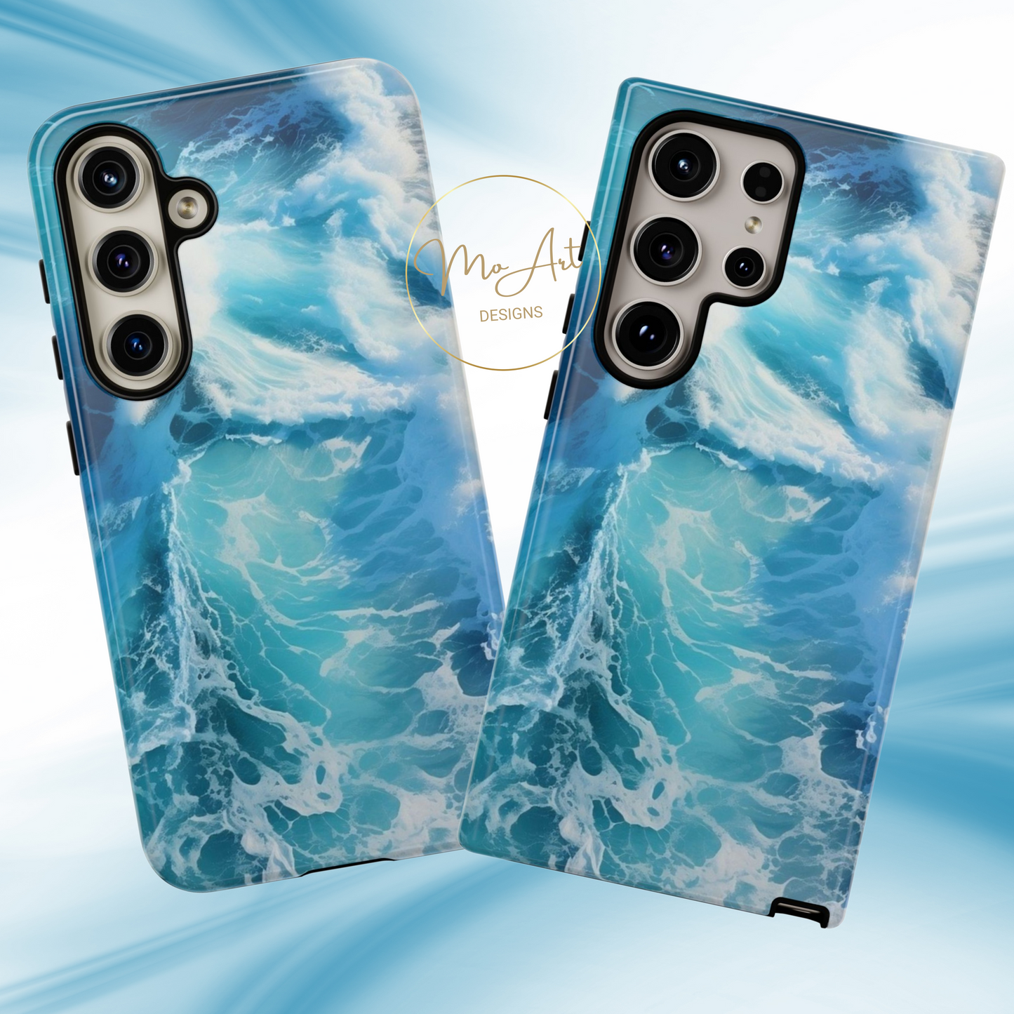 Crashing Ocean Waves - Tough Phone Case - iPhone or Samsung Phones
