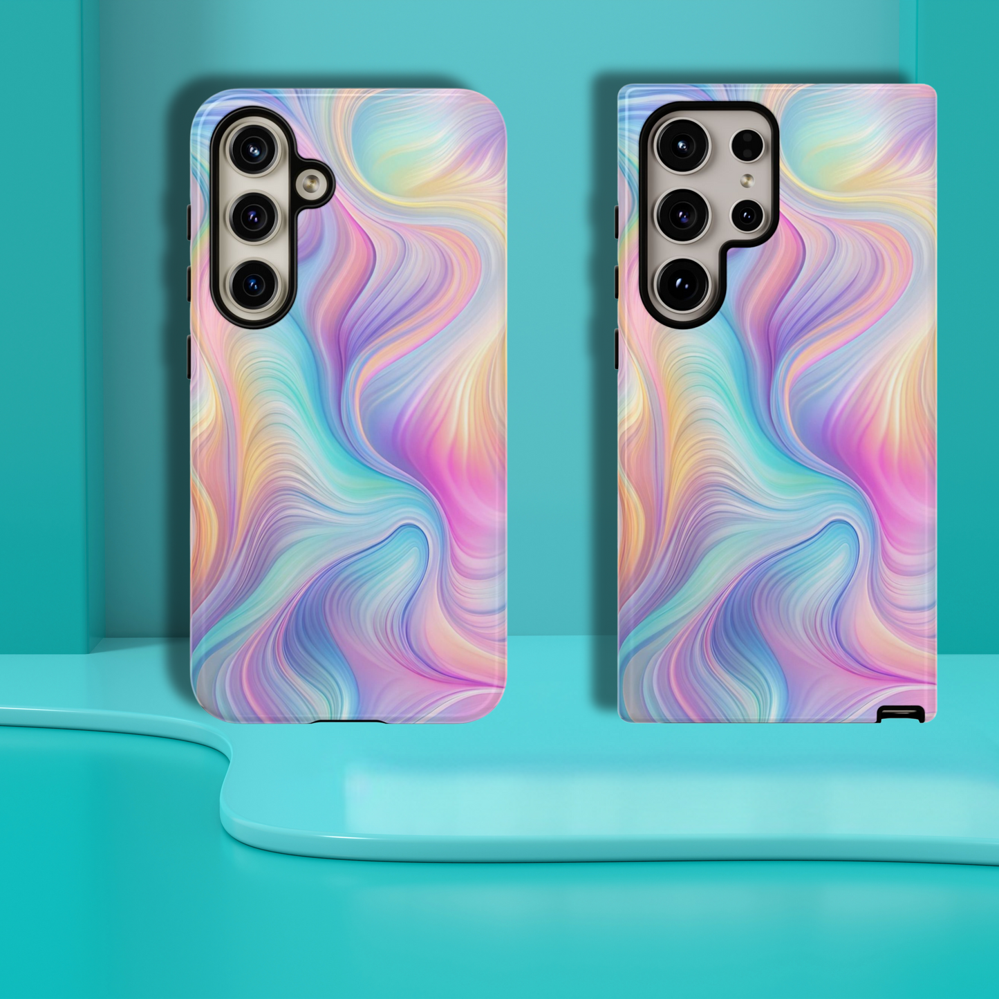 Colorful Swirls Tough Phone Case for Ultimate Protection - iPhone or Samsung Phones