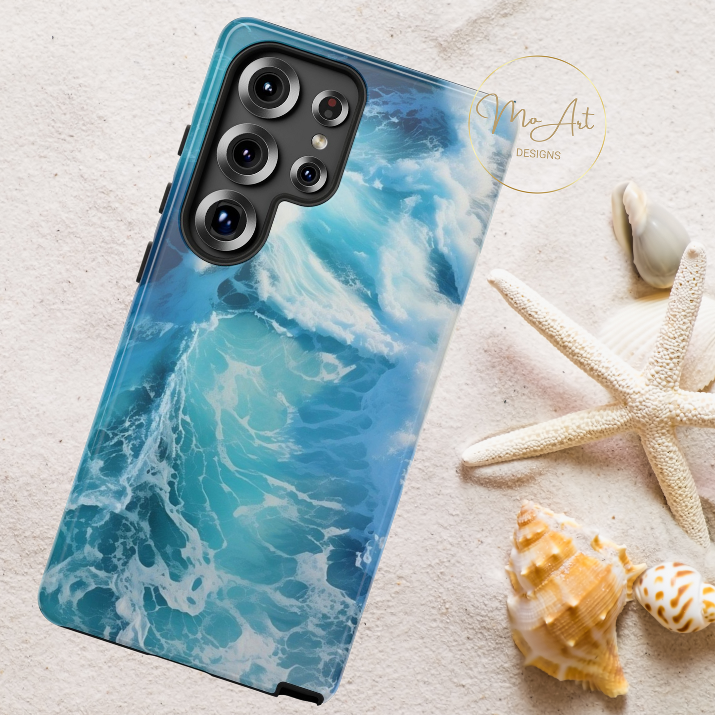 Crashing Ocean Waves - Tough Phone Case - iPhone or Samsung Phones