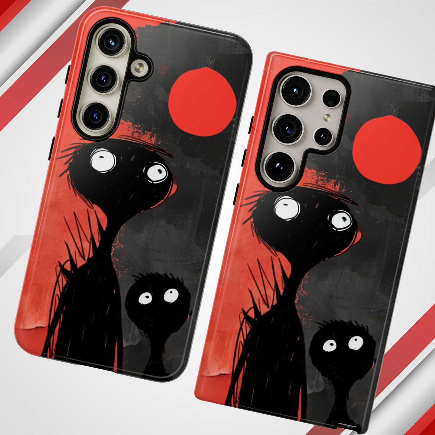 Scary Zombie People Phone Case, Tough Case Protective Smartphone Cover, Hard Shell Case, Unique Phone Accessories, Halloween