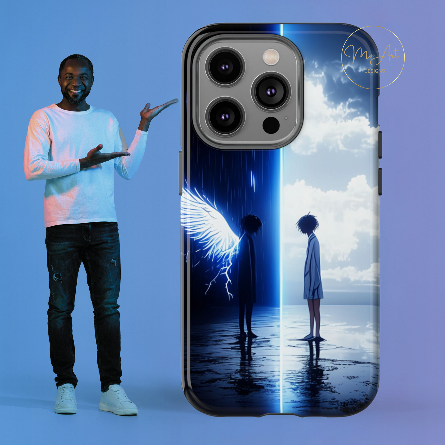 Between Dimensions Tough Phone Case - iPhone or Samsung Phones