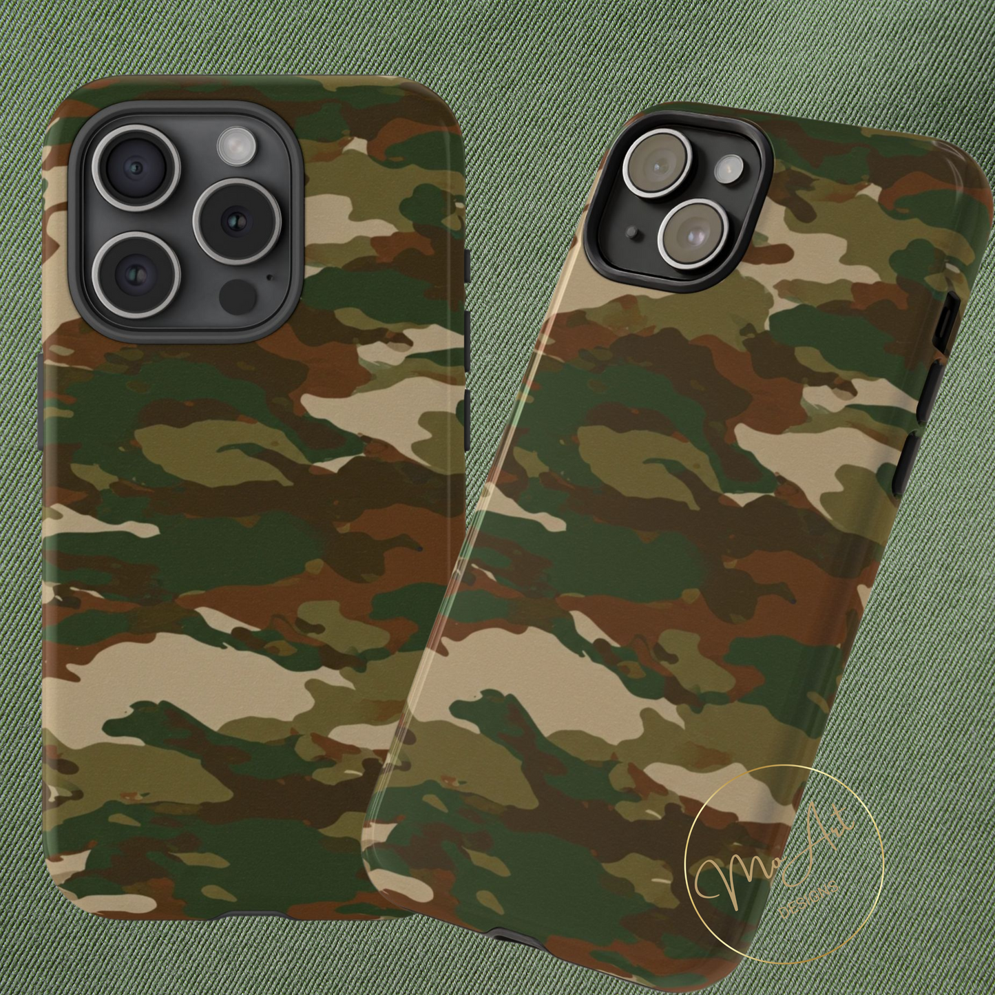 Camo Design - Tough Phone Case - iPhone or Samsung Phones