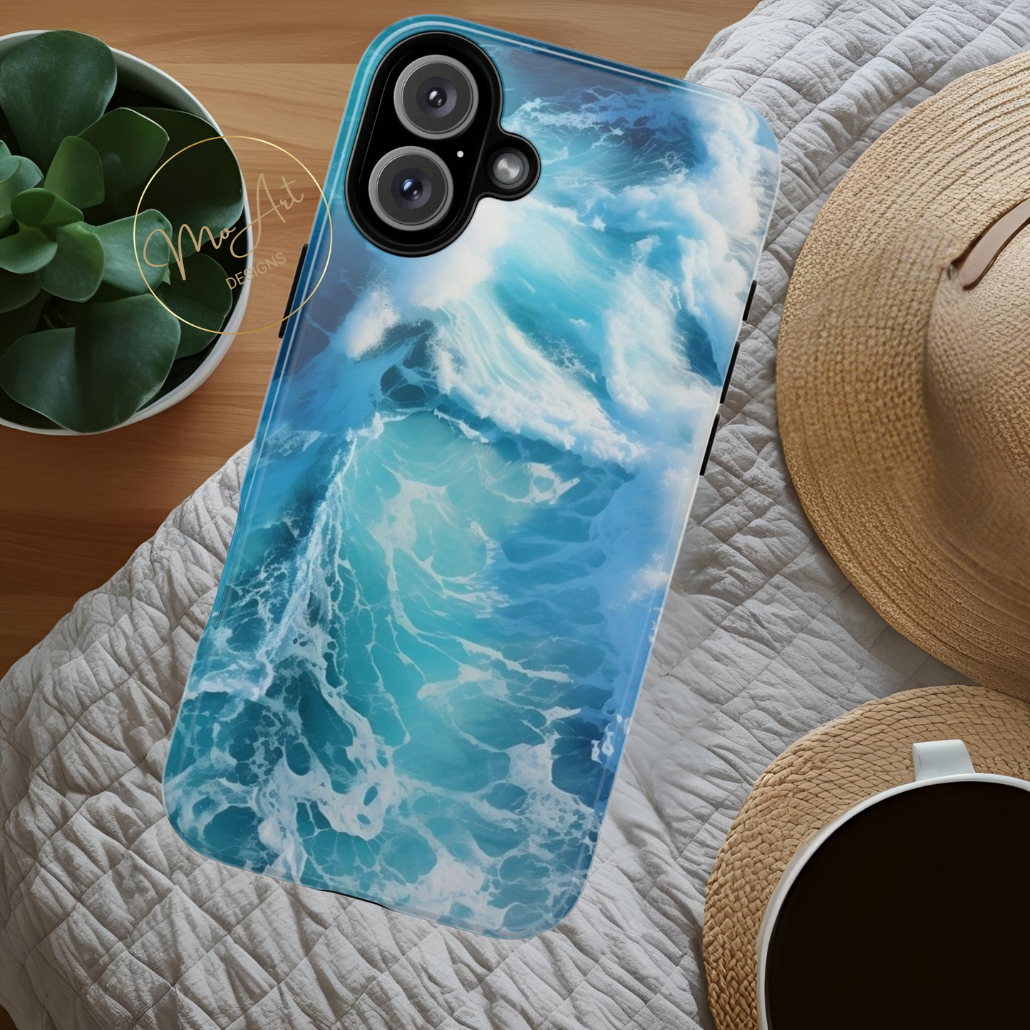 Crashing Ocean Waves - Tough Phone Case - iPhone or Samsung Phones