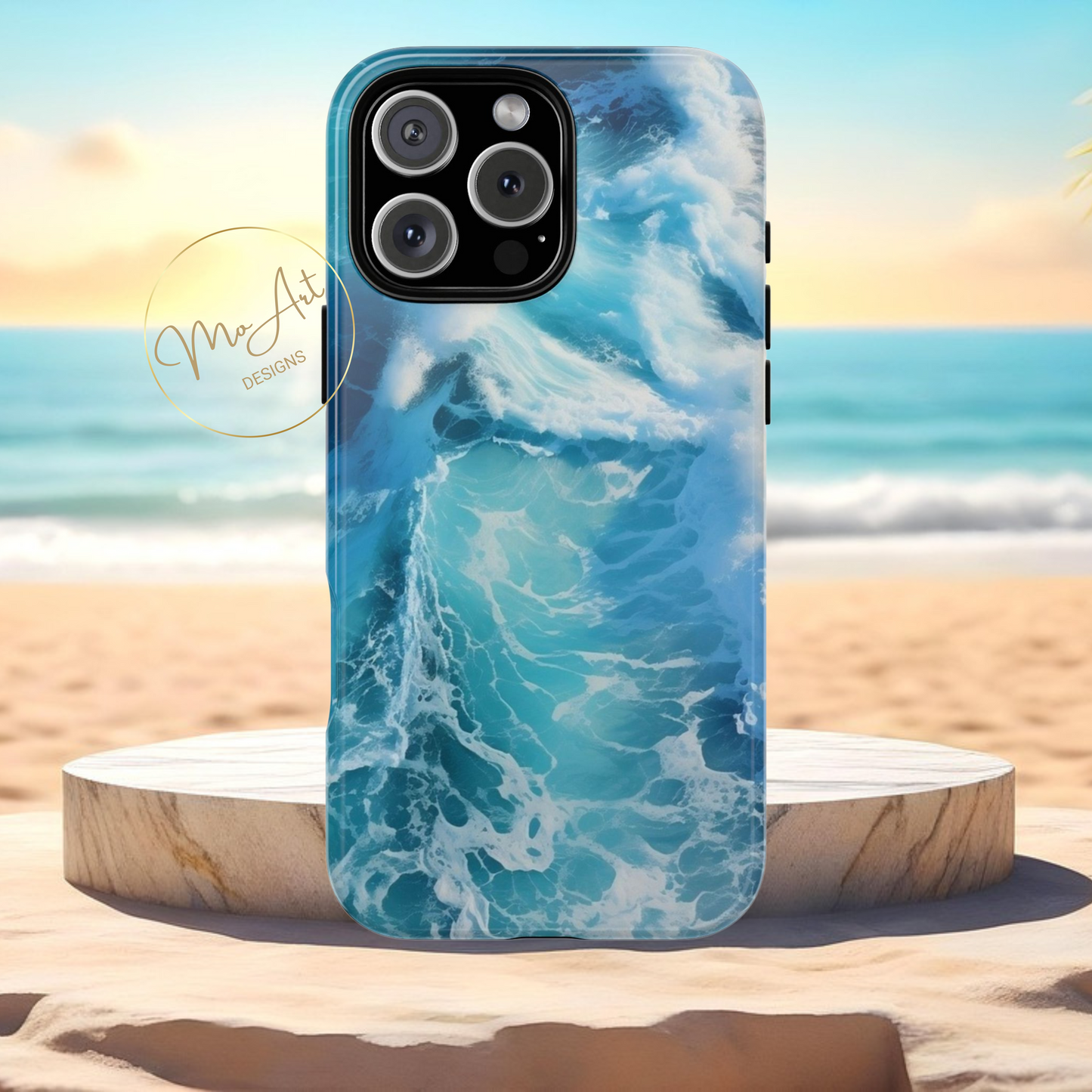 Crashing Ocean Waves - Tough Phone Case - iPhone or Samsung Phones