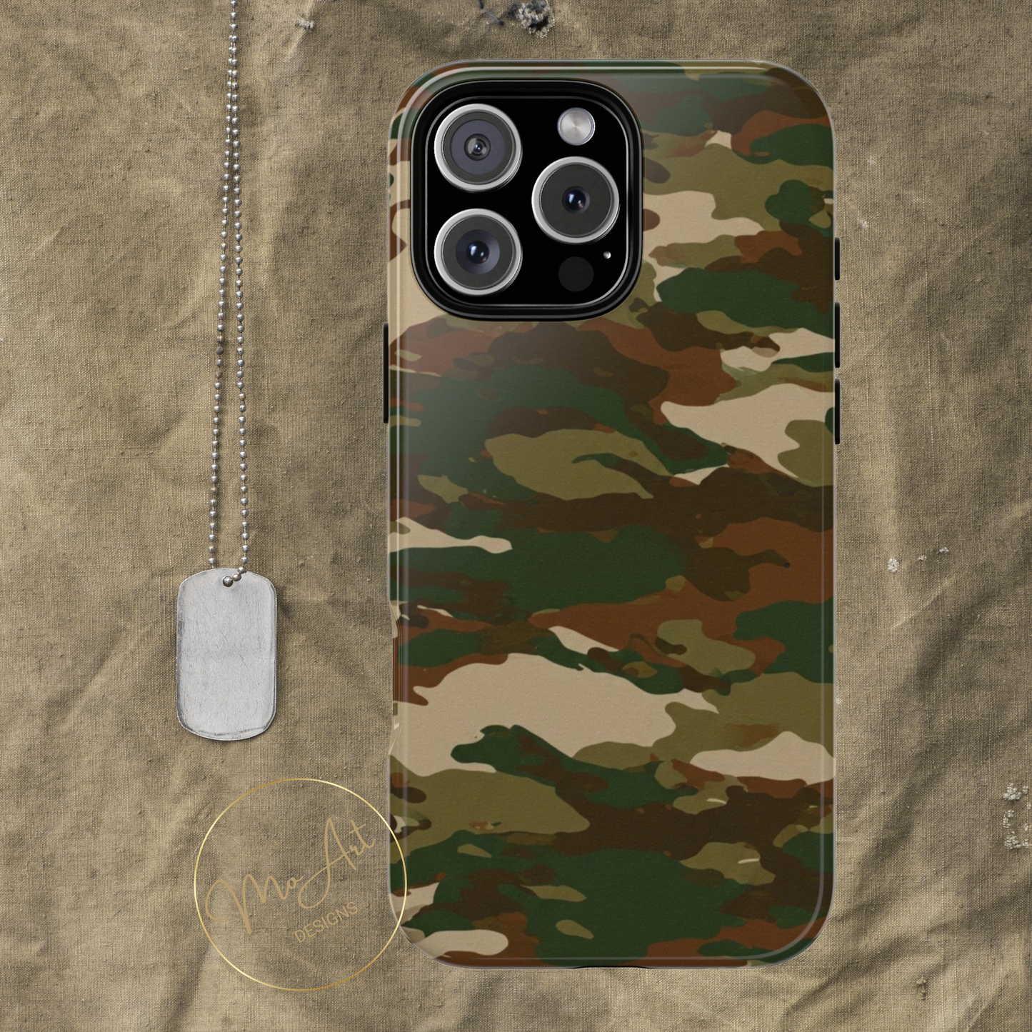Camo Design - Tough Phone Case - iPhone or Samsung Phones